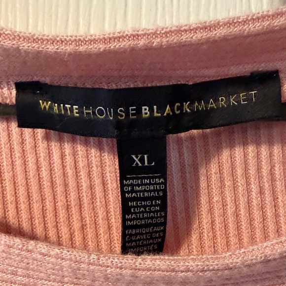 Women's Pink Ribbed Top - Picture 3 of 7